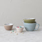 Stoneware Batter Bowl Measuring Cups, Set of 4 | 4 Colors