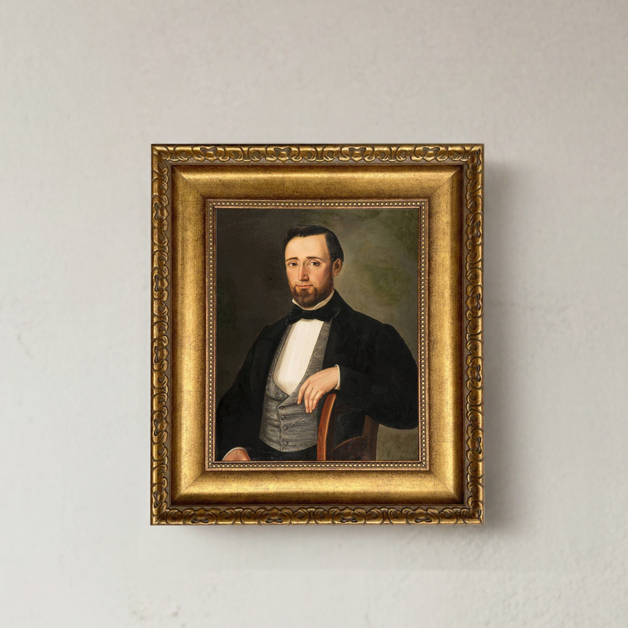Early Victorian Gentleman | Antique Portrait Reproduction