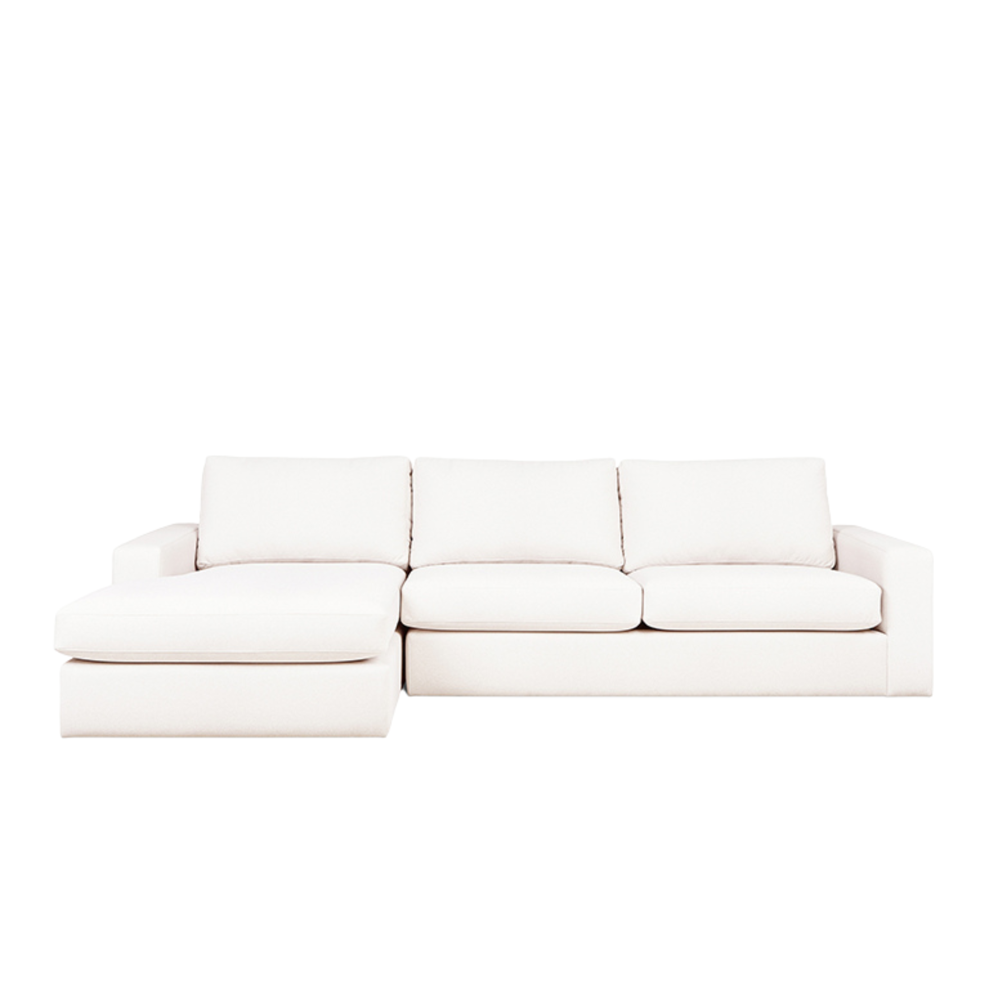 Ashdale Sectional | Merino Cream LAF Floor Sample