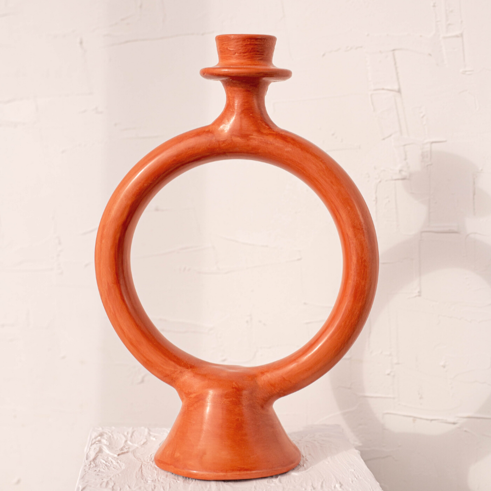 Marrakech Terracotta Ring Candle Holder