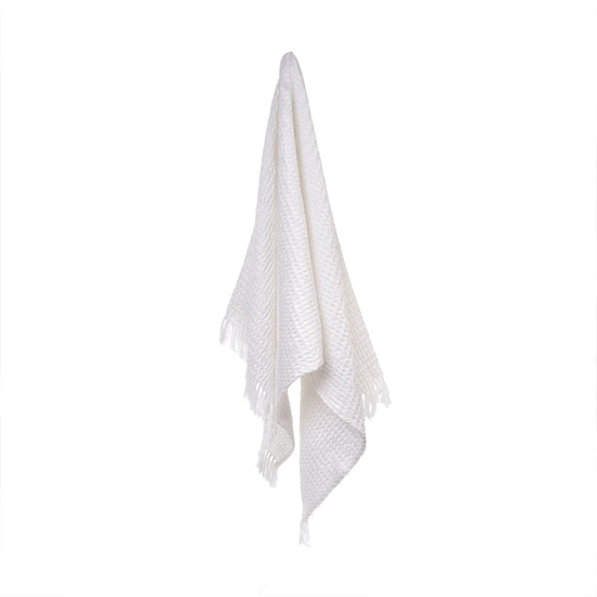 Load image into Gallery viewer, Waffle Bath Towel | White
