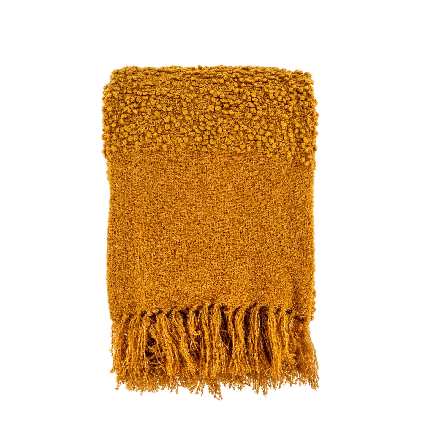 Load image into Gallery viewer, Chalet Boucle Throw | Ochre
