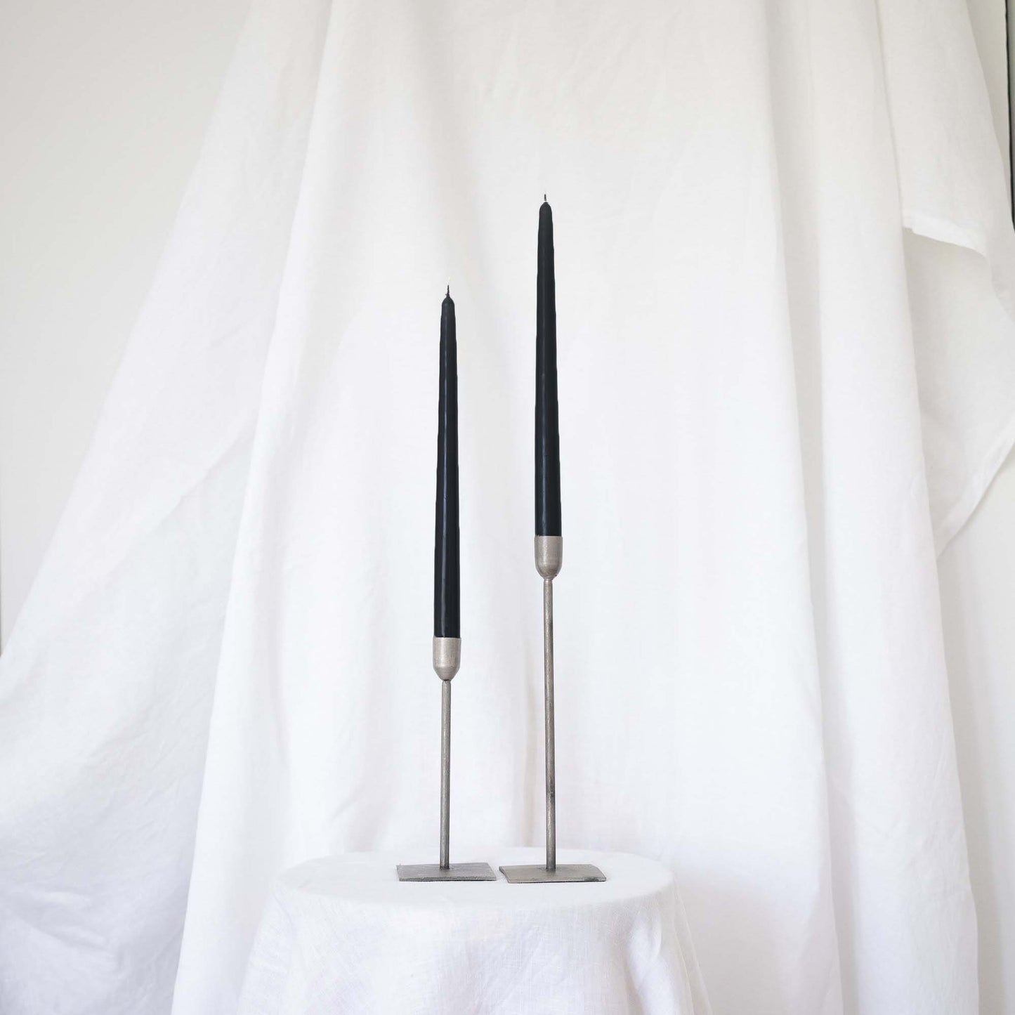 Taper Candles Pair | Black