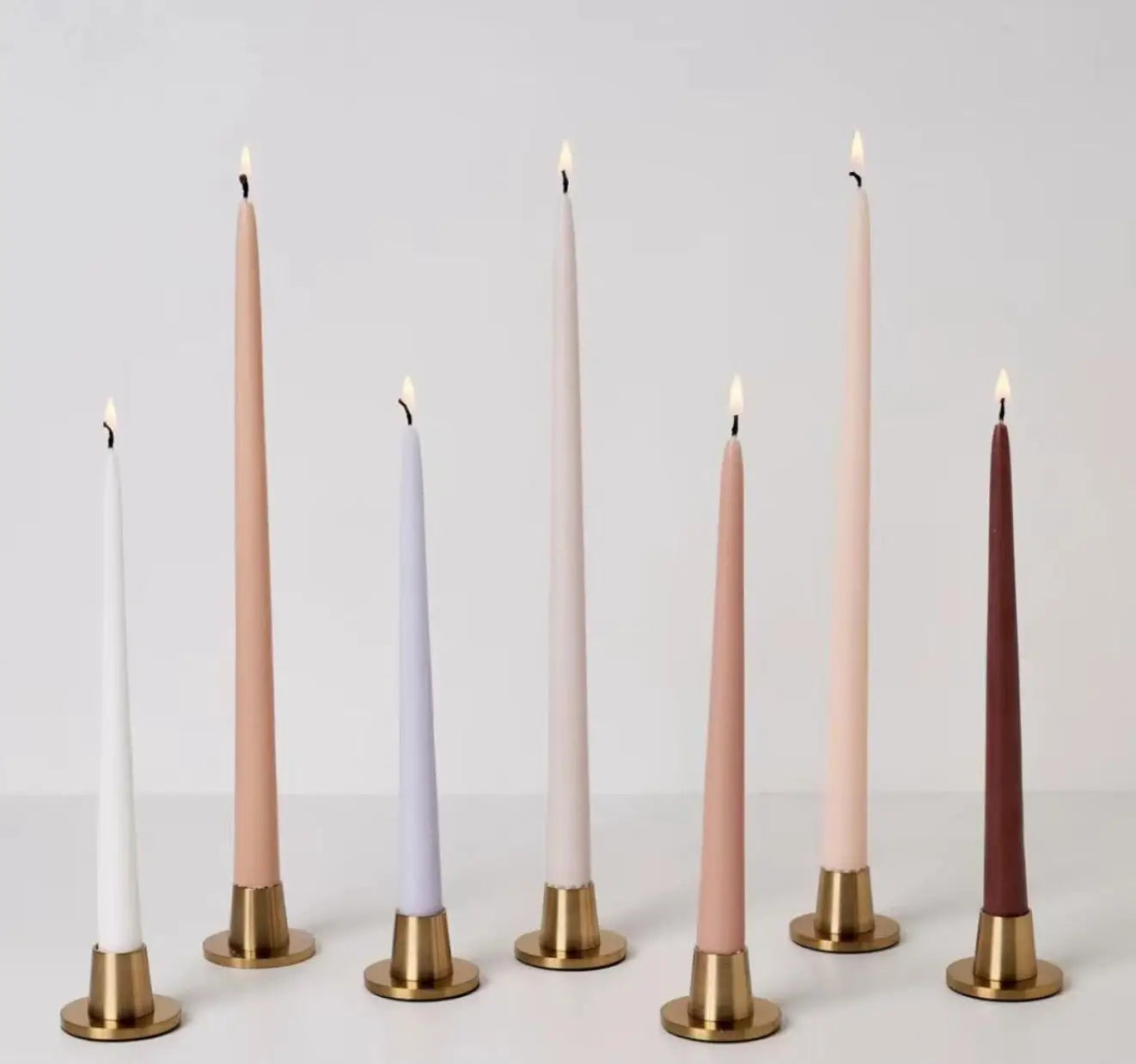 Load image into Gallery viewer, Solid Brass Gold Candlestick Holder | Taper Candle Holder
