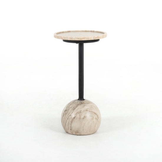 Load image into Gallery viewer, Viola Accent Table | Antique White Marble
