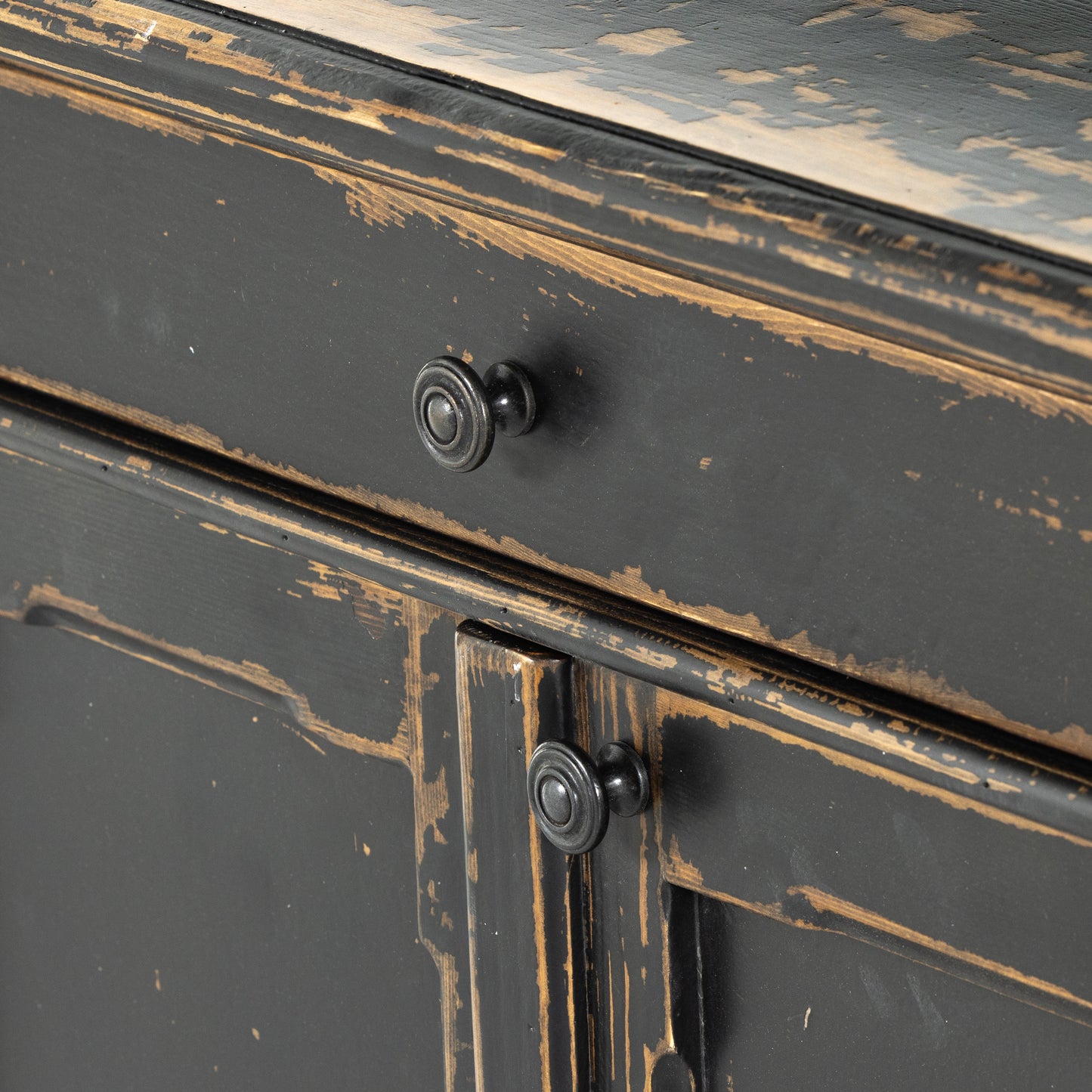 Marjorie Sideboard | Distressed Black