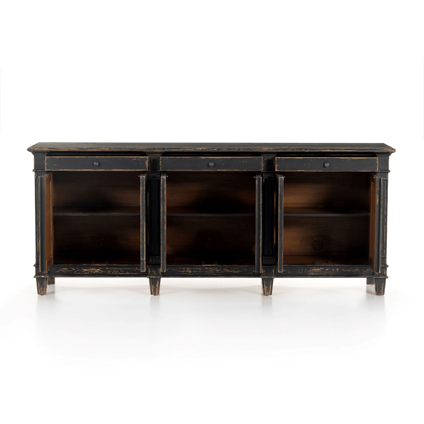 Marjorie Sideboard | Distressed Black