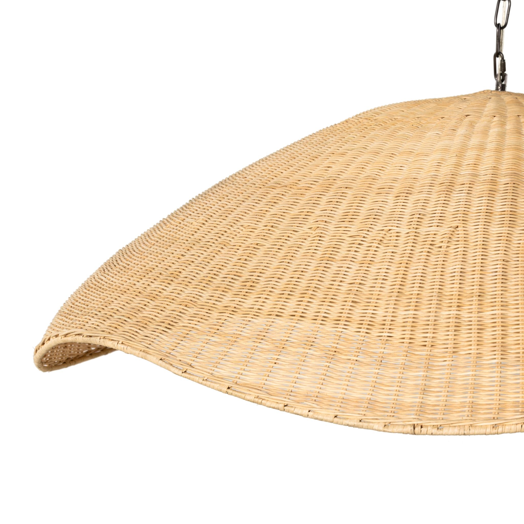 Overscale Woven Rattan Pendant | Natural Floor Sample