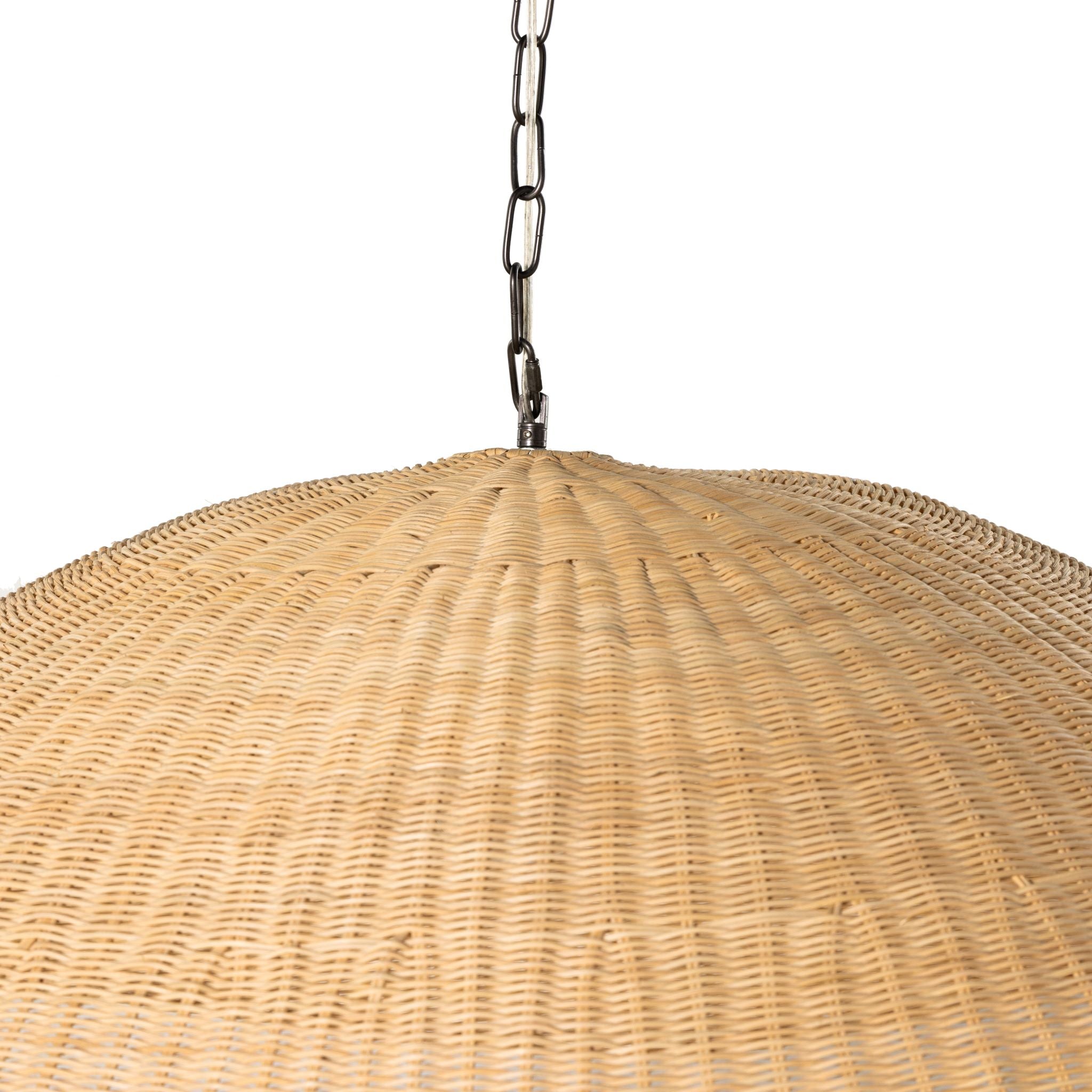 Overscale Woven Rattan Pendant | Natural Floor Sample