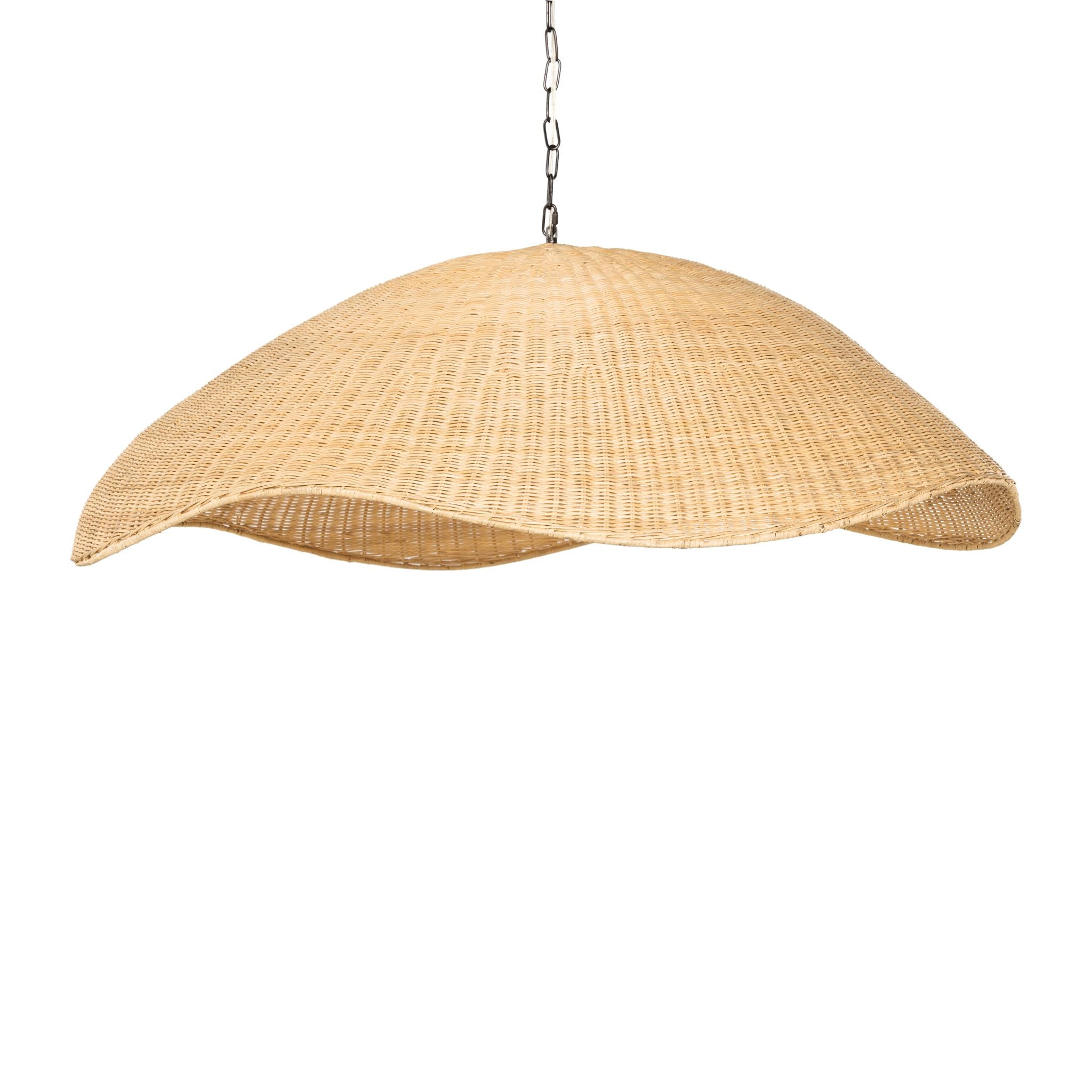 Overscale Woven Rattan Pendant | Natural Floor Sample