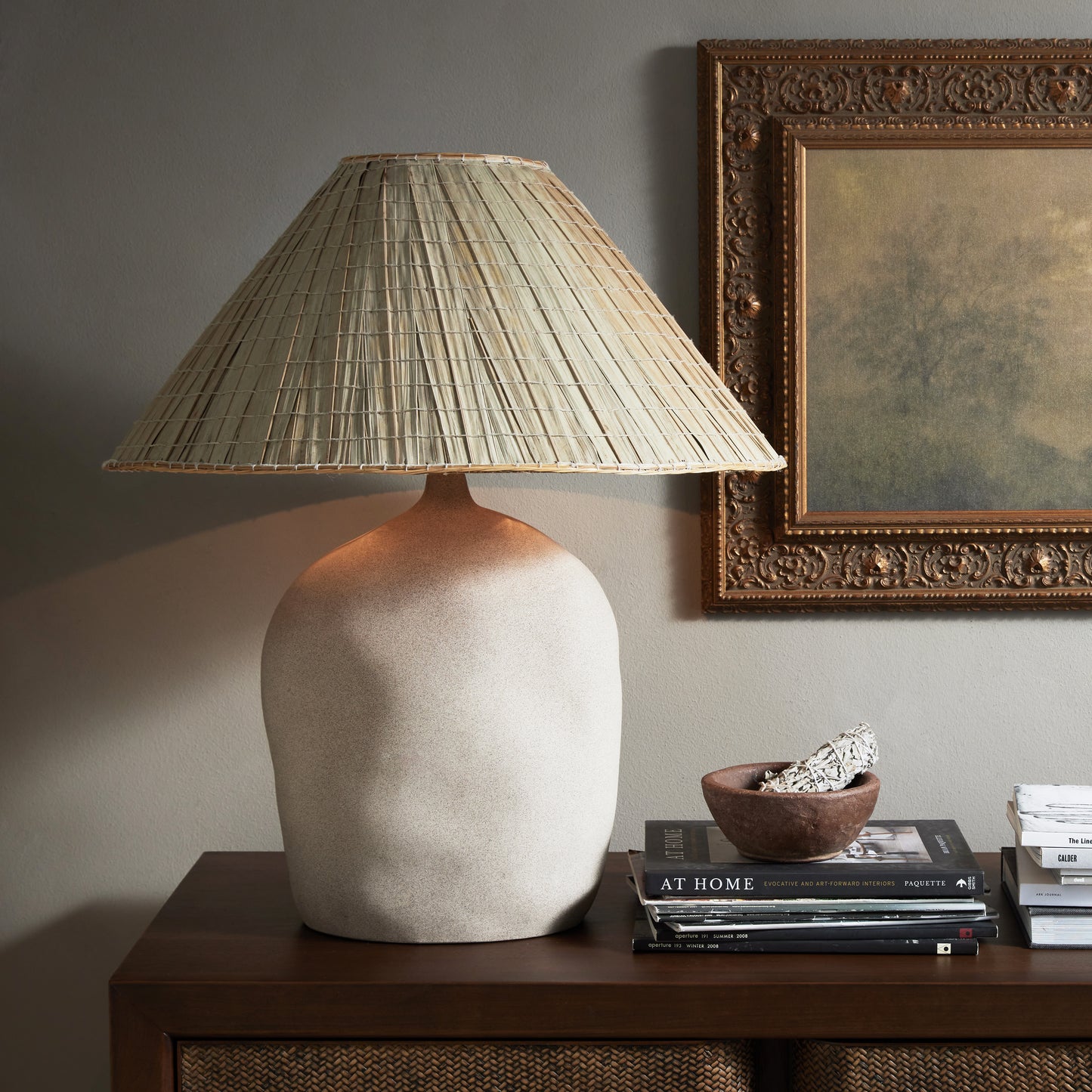 Cobb Table Lamp | Sand Porcelain