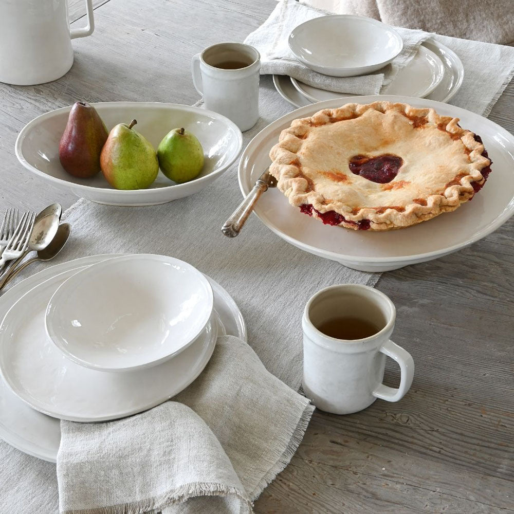 Highland Salad Plate | White