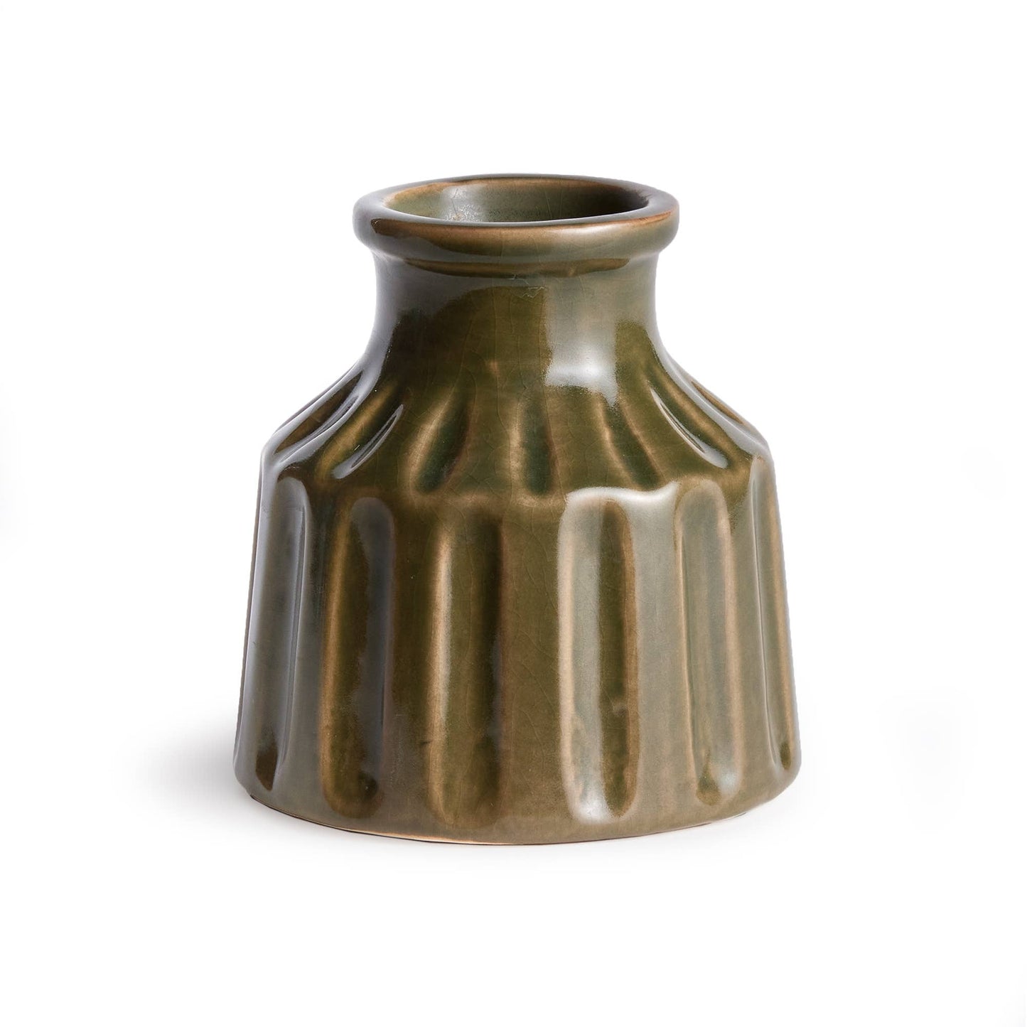 Brittani Bottle Vase | Green