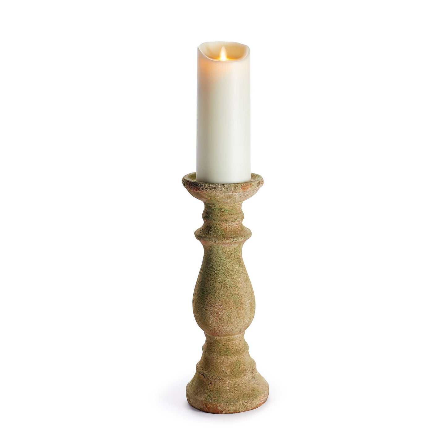 Load image into Gallery viewer, Weathered Garden Candle Stand

