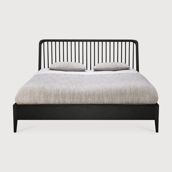 Spindle bed | Oak Black