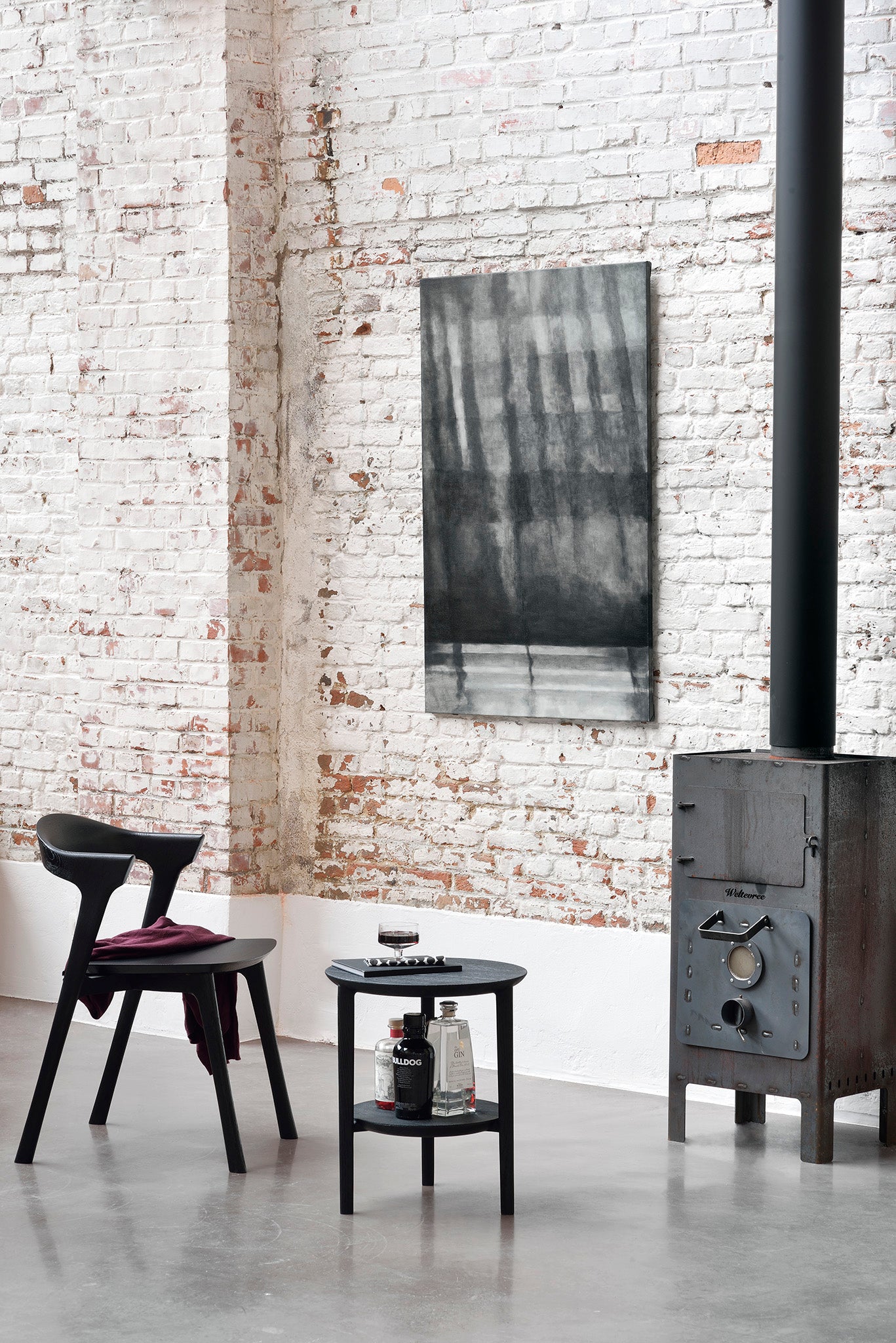 Bok Dining Chair by Alain Van Havre | Varnished Oak Black
