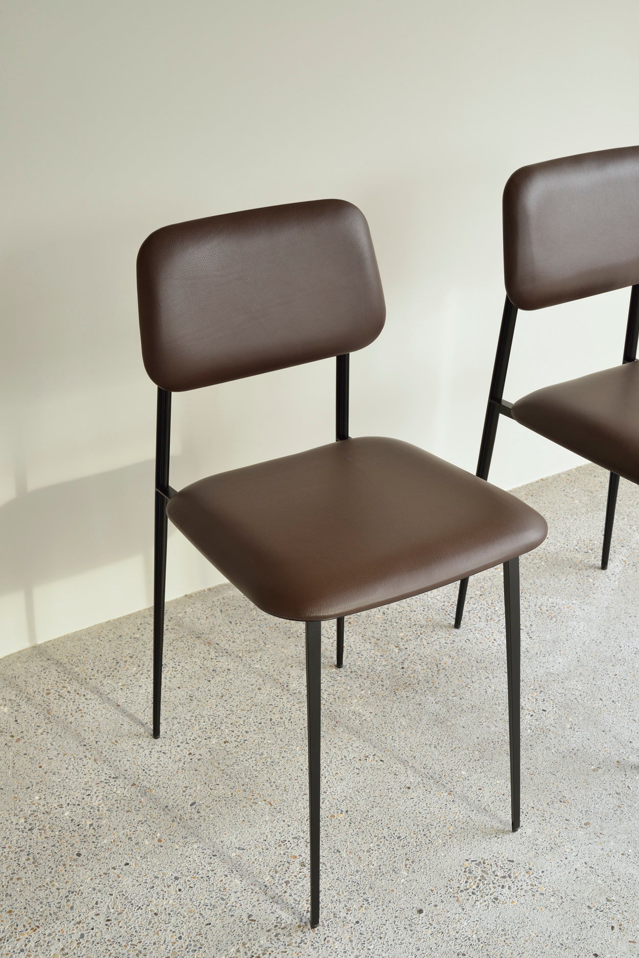 DC Dining Chair By Djordje Cukanovic | Chocolate Leather