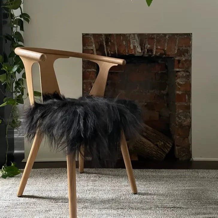 Sheepskin best sale chair pad