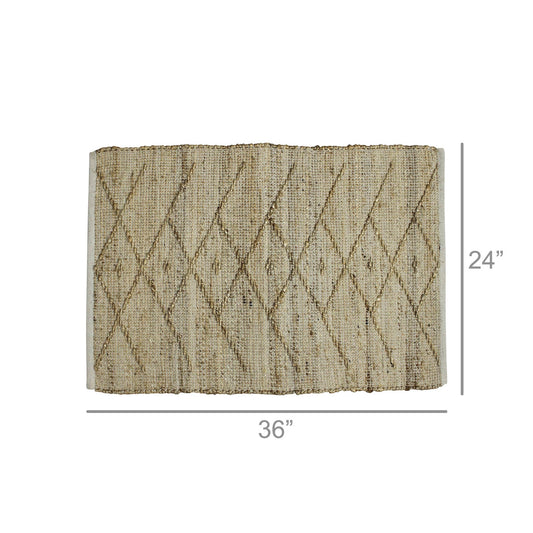 Malika Rug Natural Hemp 2x3