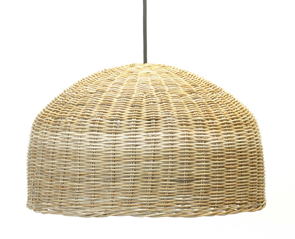 Large Rattan Pendant Light