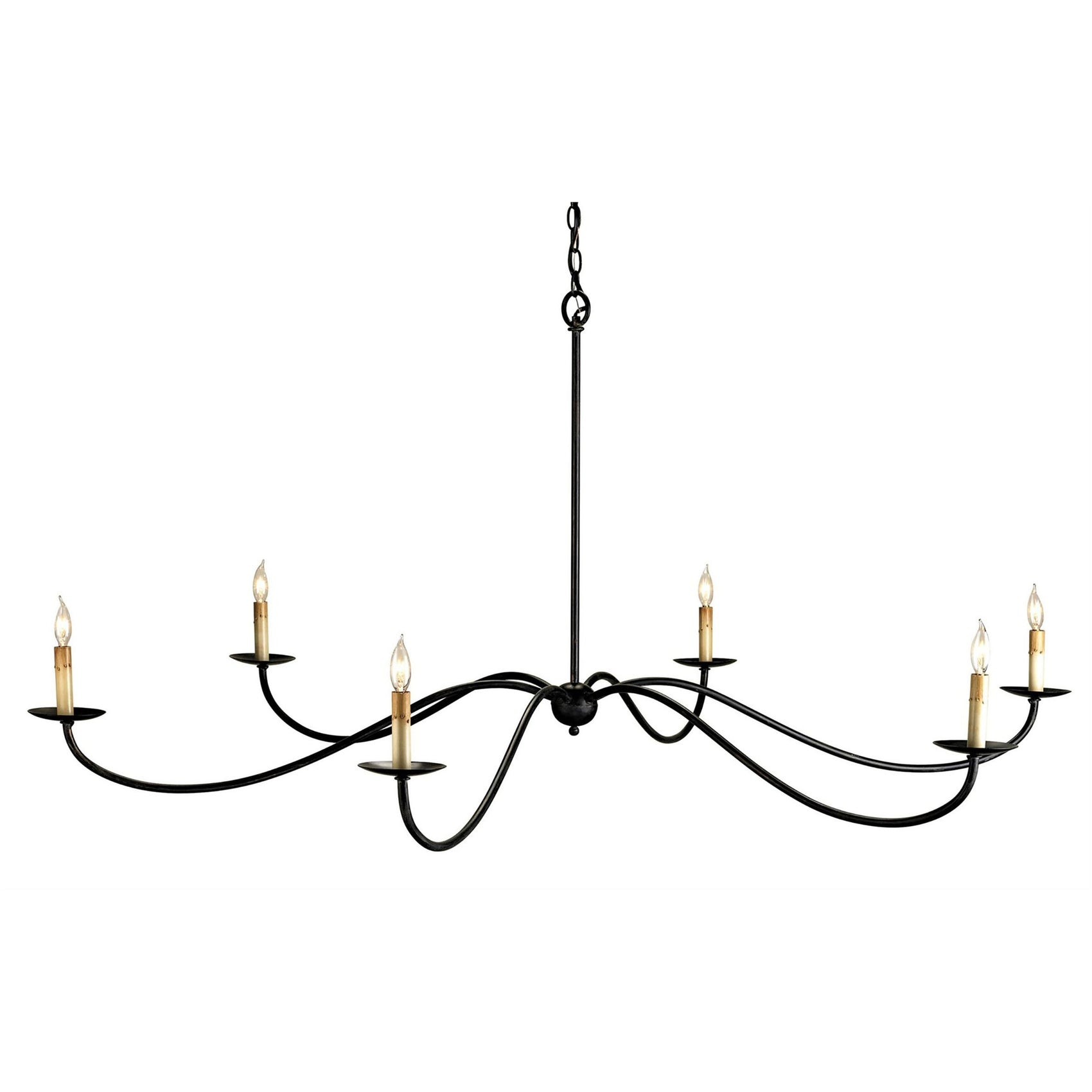 Saxon Black Chandelier