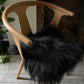 Black Icelandic Sheepskin Chair Pad