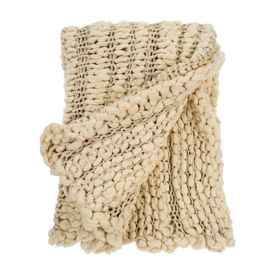 Wintertide Chunky Knit Throw