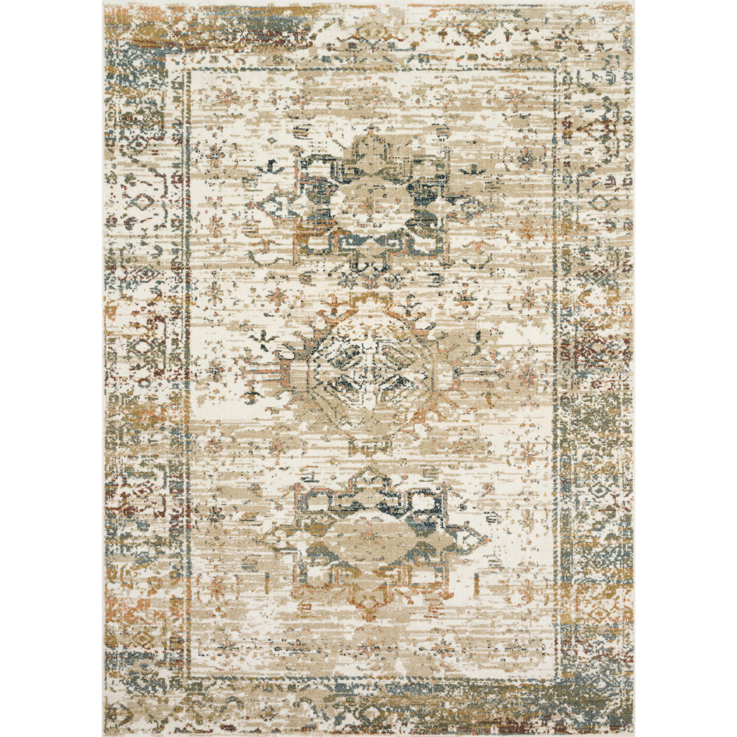 Magnolia Home James | Ivory/Multi 2'7 x 4'