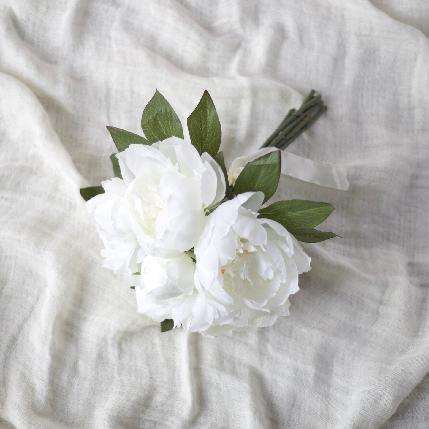 Cream Garden Peony Bouquet