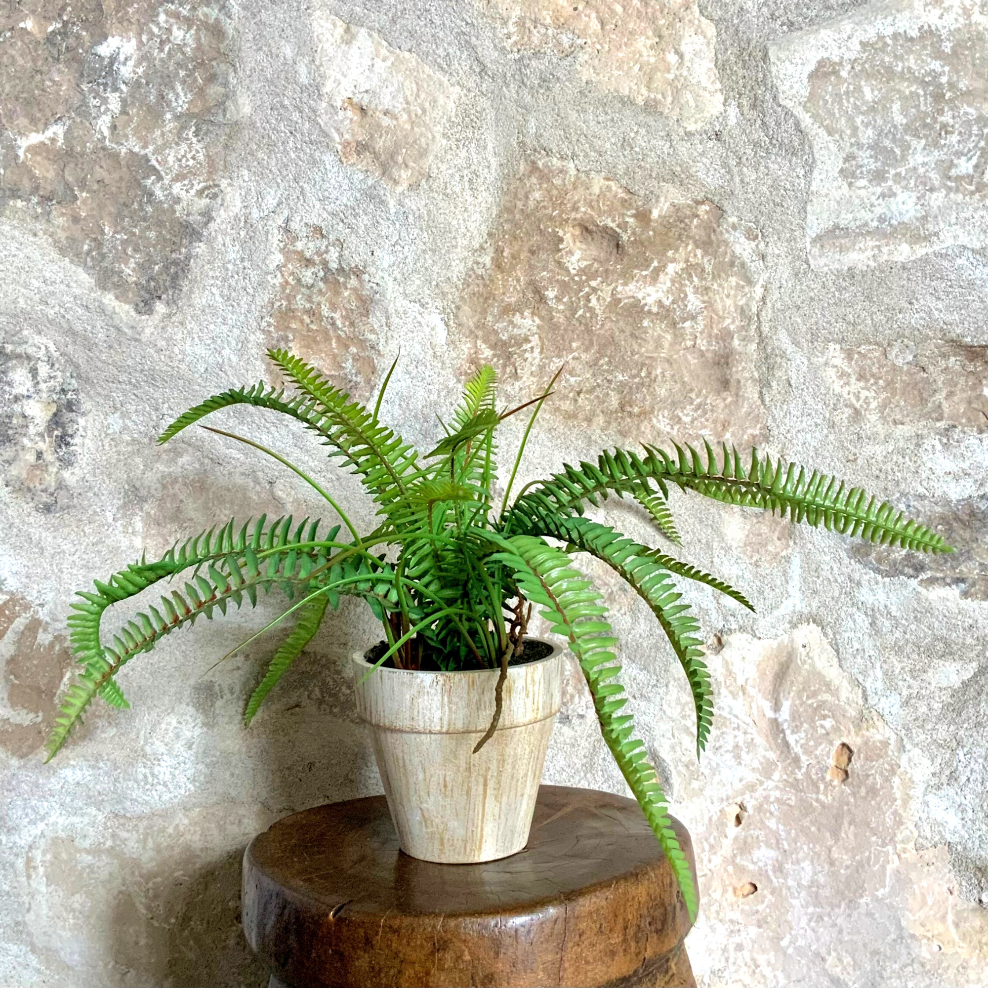 Artificial Green Fern Bush