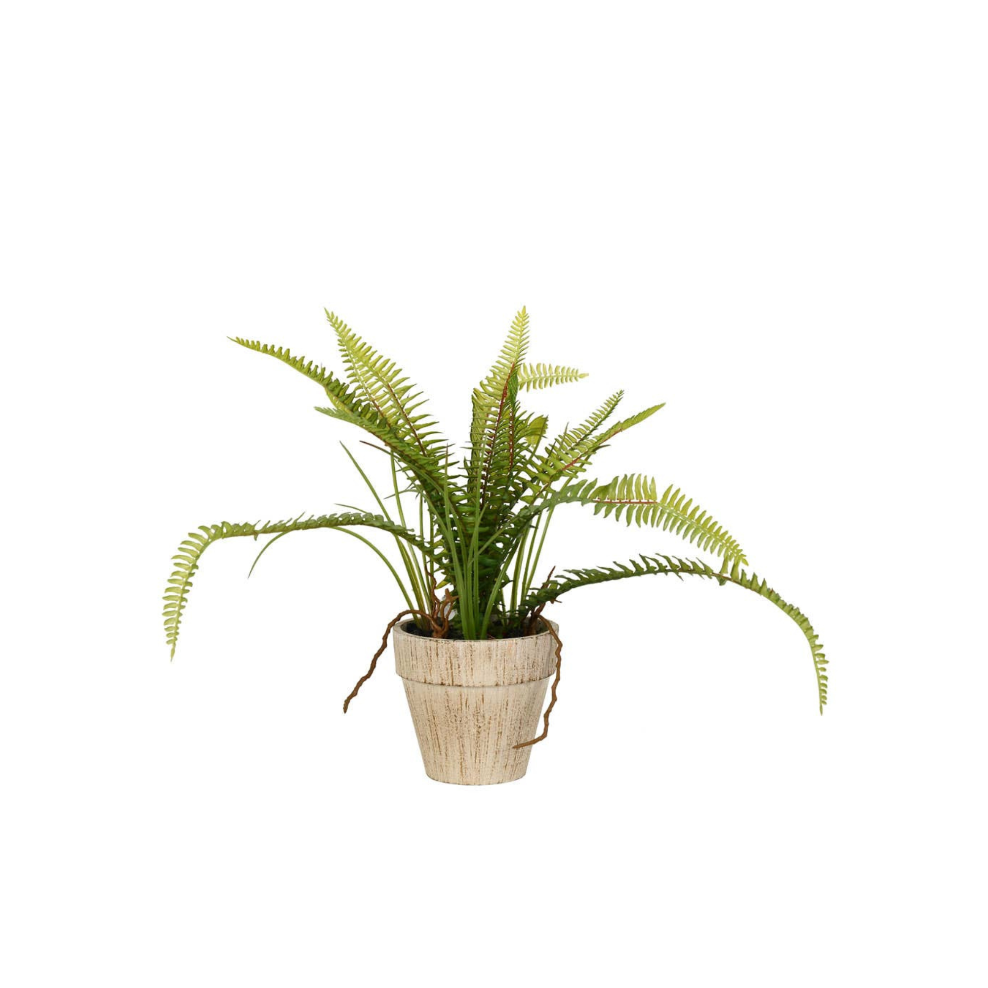 Artificial Green Fern Bush