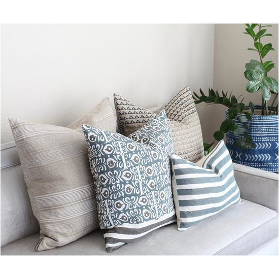 Stripes White Pillow Cover