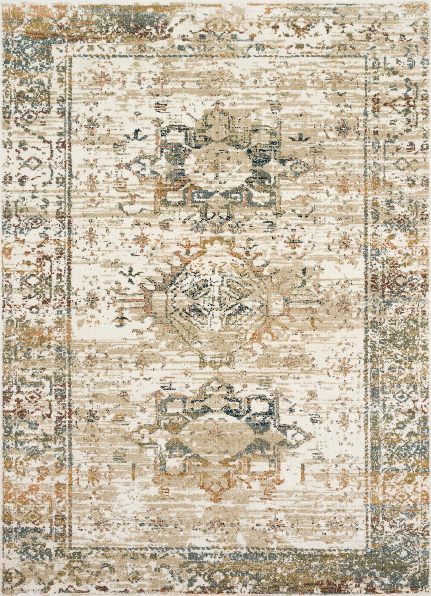 Magnolia Home James | Ivory/Multi 2'7 x 4'