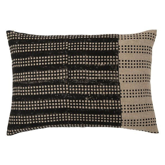 Load image into Gallery viewer, Nepsa Black Band Pillow Cover
