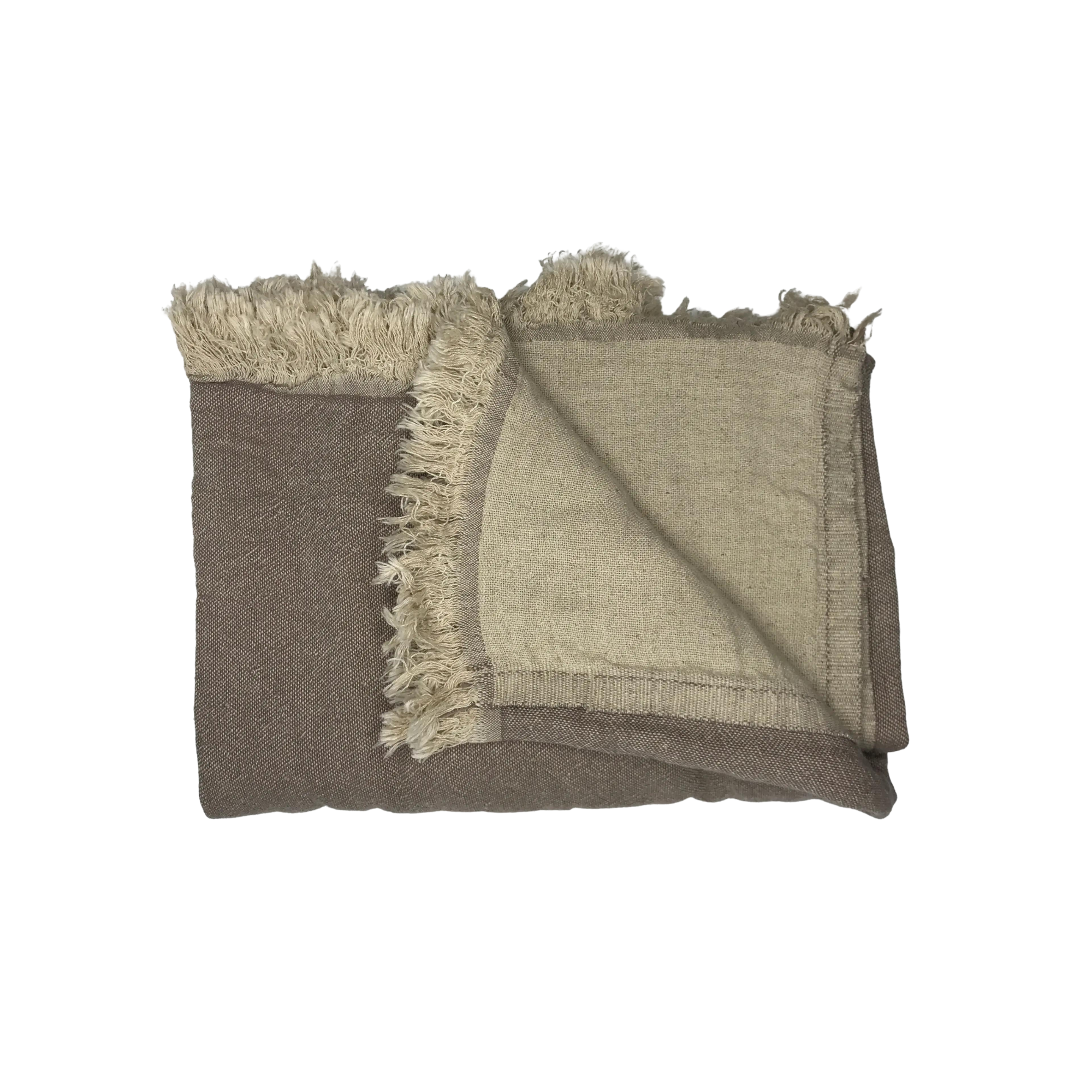 Earth Throw Blanket | Brown