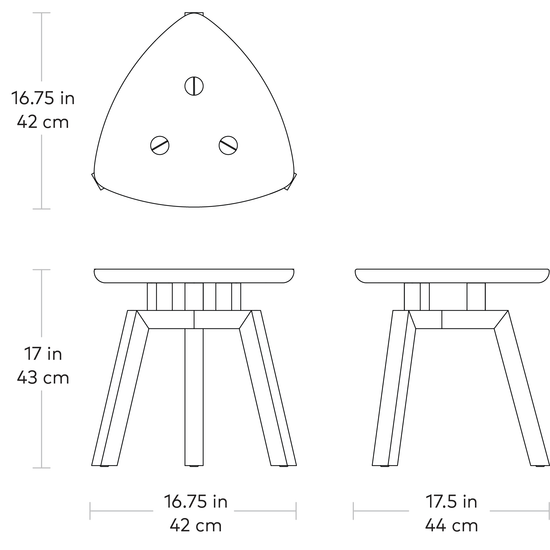Solana Triangular End Table
