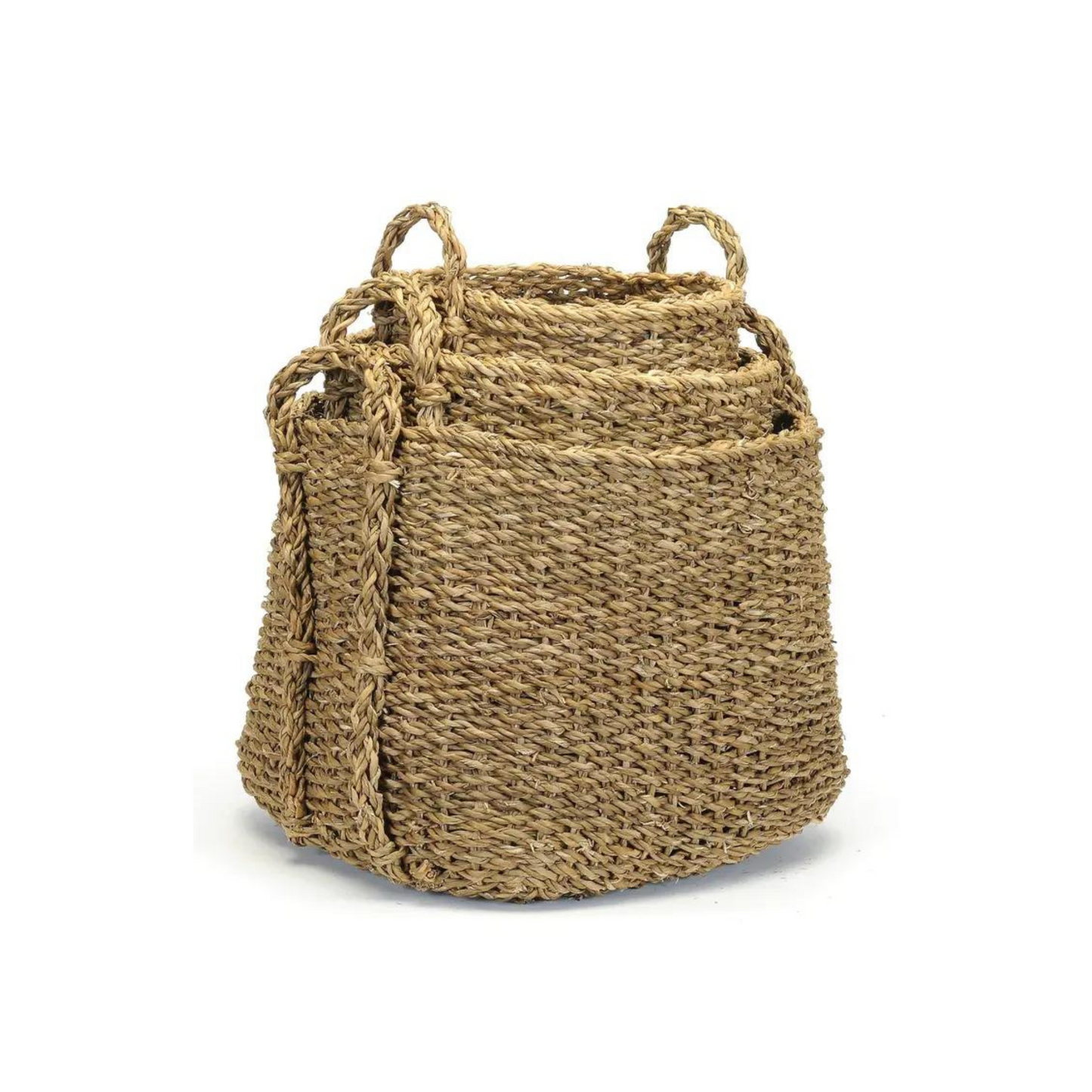 Square Seagrass Storage Baskets | Multiple Sizes