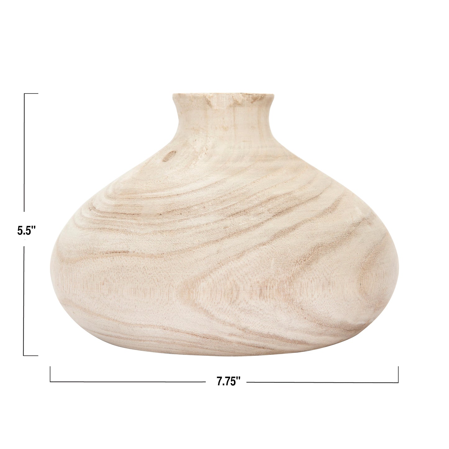 Paulownia Wood Vase