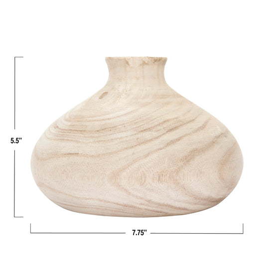 Paulownia Wood Vase