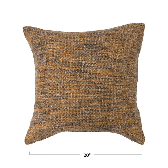 Melange Boucle Pillow | Copper & Black
