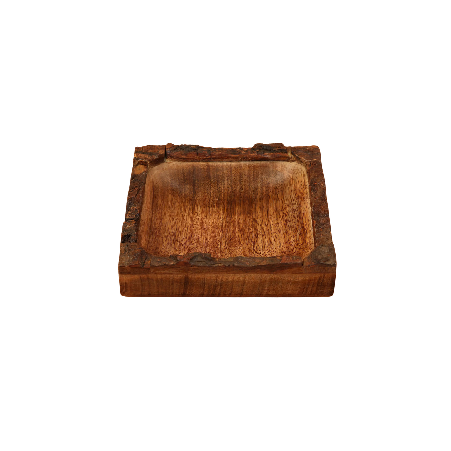 Handmade Square Mango Wood Platter | Small