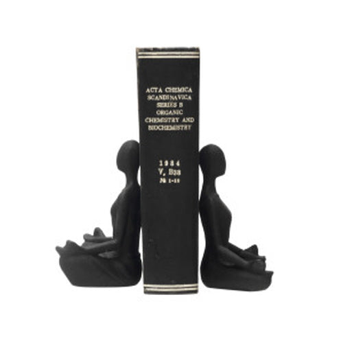 Cast Iron Yoga Figure Bookend